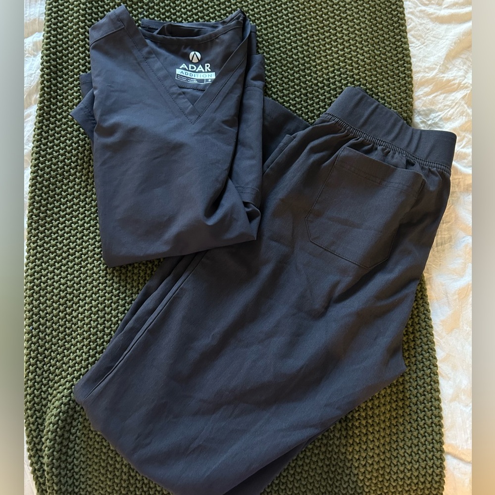 Adar Grey Scrub Set